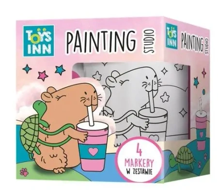 Kubek do kolorowania z markerami Kapibara - STnux