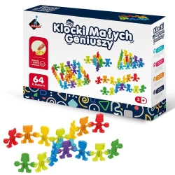 Klocki małych geniuszy Liczmany 64el - Askato