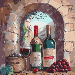 Malowanie po numerach - Smak dojrzewania 40x40cm - Ideyka