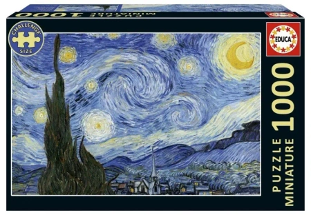 Puzzle 1000 Gwiaździsta noc, Vincent van Gogh - Educa