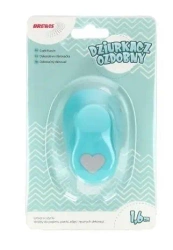 Dziurkacz ozdobny - Serce 1,6cm MIX - Brewis