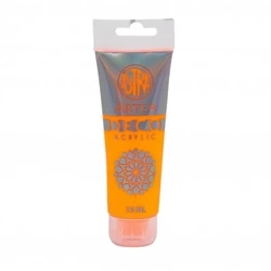 Farba akrylowa Deco Artea 75 ml tuba neonowy pomarańczowy - ASTRA art-pap