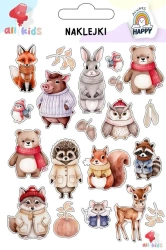 Naklejki dla dzieci Zwierzęta zimowe - All4Kids