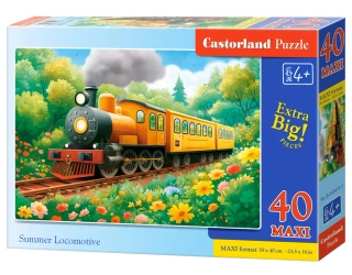 Puzzle 40 Summer Locomotive - Castorland