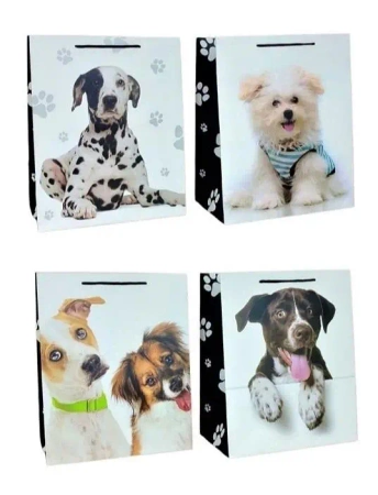 Torebka prezentowa L Pieski