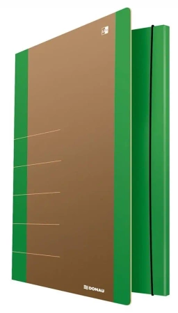 Teczka z gumką A4 zielona DONAU