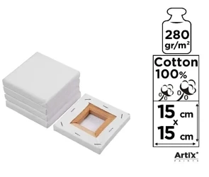 Podobrazie mini 15x15cm 280g/m2 - Artix