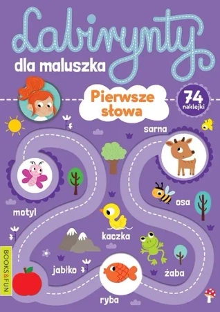 Labirynty dla maluszka. Pierwsze slowa - praca zbiorowa