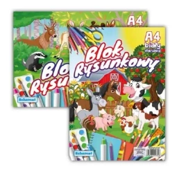 Blok rysunkowy A4/20K 80g biały (10szt) - Schemat