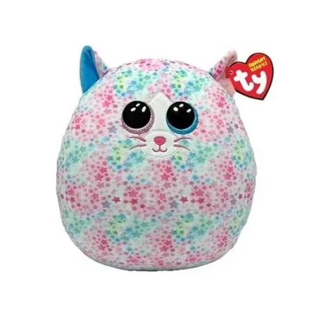 Maskotka TY Squishy Beanies EMMA kot multi 22cm 39264