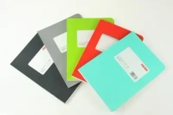 Paczka Brulion klejony A4 96 k. kratka Colors mix 5 szt. - Herlitz