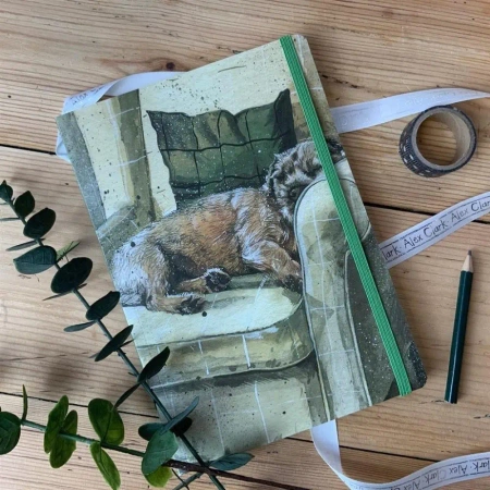 Notatnik z gumką A5 LCN24 Pies Walter - Alex Clark