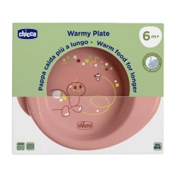 Talerz podgrzewany brzoskwiniowy 6m+ - Chicco