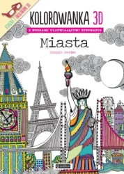 Miasta kolorowanka 3d - Opracowanie zbiorowe