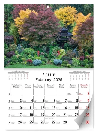 Kalendarz 2025 OGRODY LUX - Kalpol.bis