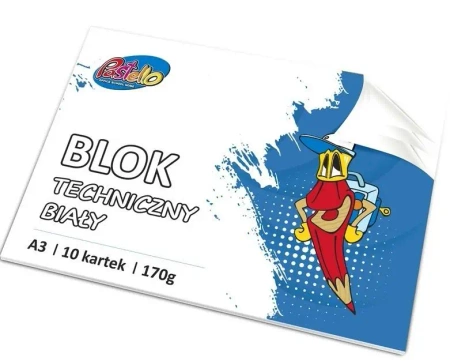 Blok techniczny A3 170g 10 kartek - Alfa Pastello