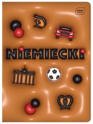 Zeszyt A5/60K kratka Niemiecki +pig.wiedzy (10szt) - INTERDRUK