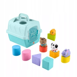 Fisher-Price Pets Sorter Transporter Zabawka dla niemowląt klocki 6m+ HTW93