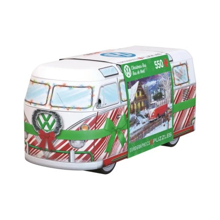 Puzzle 550 TIN VW Christmas Bus 8551-5664 - Eurographics