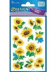 Naklejki z kwiatami Słoneczniki - Zdesign