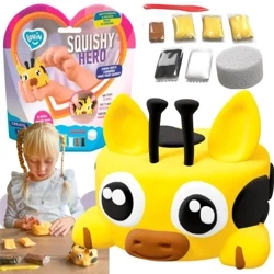 Zestaw lekkiej ciastoliny piankolina Squishy Raff - Lovin