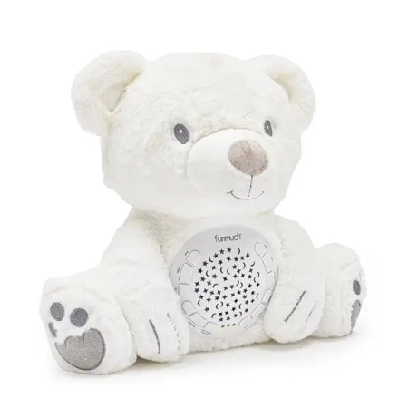 Miś puszowy polarny z projektorem i muzyką - Baby Mix
