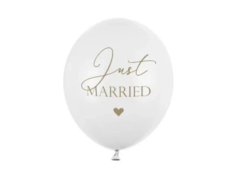 Balony Just Married 30cm - PartyDeco