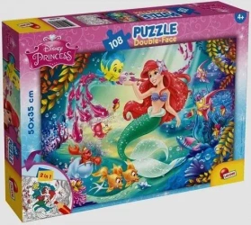 Puzzle dwustronne 108 Mała Syrenka - Lisciani