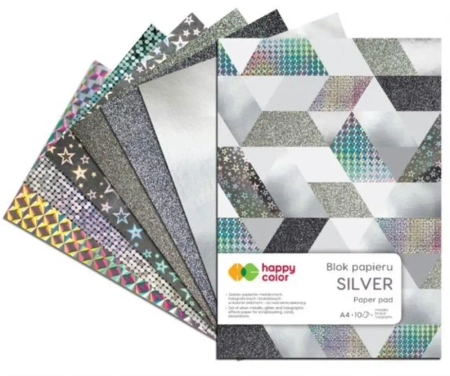 Blok A4/10K Silver 150g-230g HAPPY COLOR - GDD