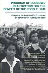 Program of Economic Reactivation for the Benefit of the People, 1980 - Ministry of Planning Nicaragua
