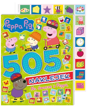 Peppa Pig. 505 naklejek. Na dworze z Peppą. Peppa - praca zbiorowa