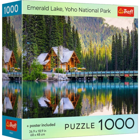 Puzzle 1000 USA Collection: Emerald Lake TREFL