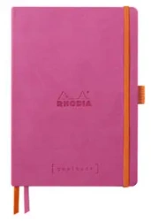 Notes Rhodia Rhodiarama Goalbook fuchsia A5 w kropki Softcover - Rhodium Inc.