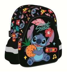 Plecak przedszkolny 11 cali.  Stitch Black Aloha