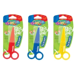 Nożyczki plastikowe 12,5 cm blister Colorino Kids - PATIO