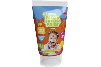 Farba dla malowania palcami pomarańczowa 65ml - Boti