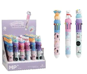 Długopis wielokolorowy Fantasy 10w1 mix (30szt) - MP Main Paper