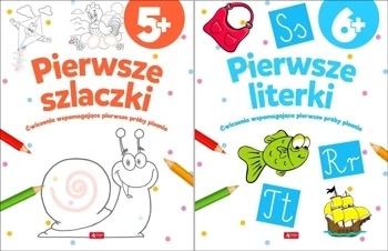 Pierwsze szlaczki + Pierwsze literki PAKIET Dragon - praca zbiorowa