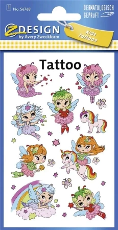 Tatuaże dla dzieci - Wróżki - Zdesign