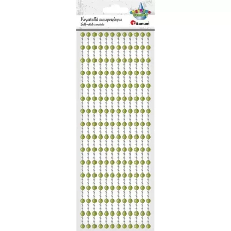 Kryształki samoprzylepne na pasku mix 12szt - Titanum
