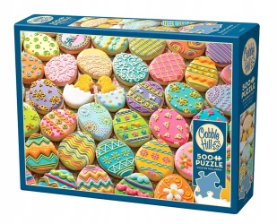 Puzzle Cobble Hill 500 elementów Cobble Hill Puzzle 500 el. Wielkanocne ciasteczka 625012450430