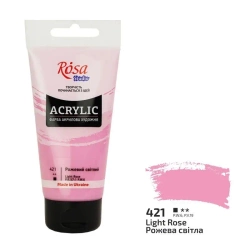 Farba akrylowa light pink 421 75ml - Rosa