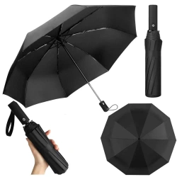 Parasol automatyczny + pokrowiec czarny 105cm - Leantoys
