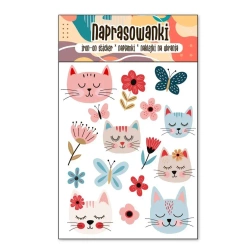 Naprasowanki Termo Naklejki na Ubrania Kotki - Cass film