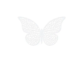 Dekoracje papierowe Motyl 6,5x4cm 10szt - PartyDeco