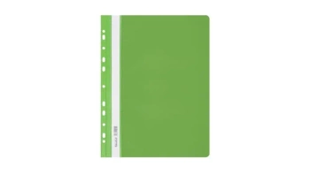 Skoroszyt twardy zawieszany PVC zielony (10szt) - Biurfol