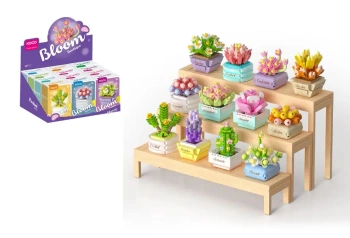 Klocki Sukulenty doniczka 134el mix - Koco