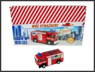 Auto Wóz Strażacki 11cm z dźwiękiem SW-16-10F/PL