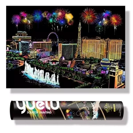Magiczna Zdrapka - Las Vegas Plus 75x52cm - Yuelu