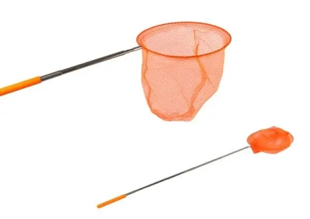Siatka na motyle teleskopowa pomarańczowa 85cm - Leantoys
